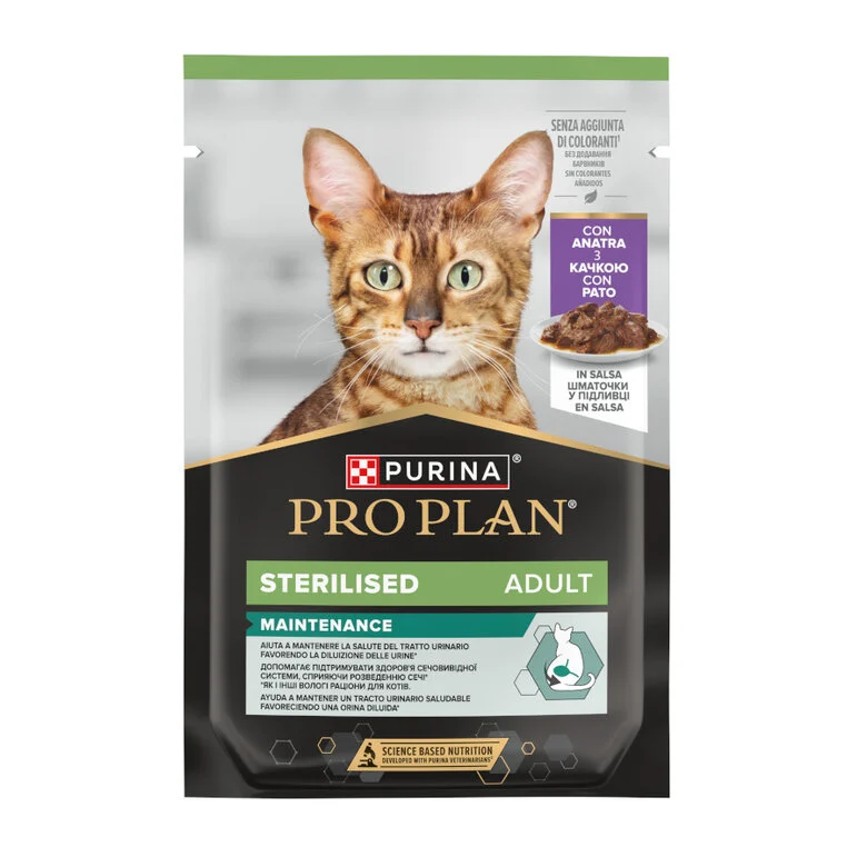 ProPlan Sterilised Maintenance Adult Pavo Sobres Gato (Salsa)