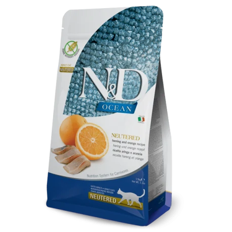 Farmina N&D Ocean Neutered Adult Arenque Grain Free