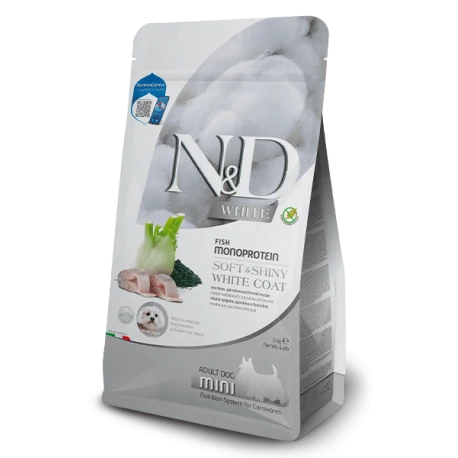 Farmina N&D White Mini Adult Lubina y Espirulina