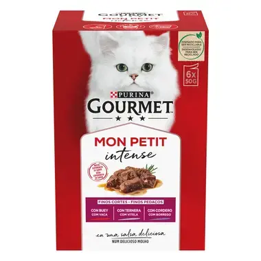 Gourmet Mon Petit Intense con Buey, Ternera y Cordero - Imagen 2