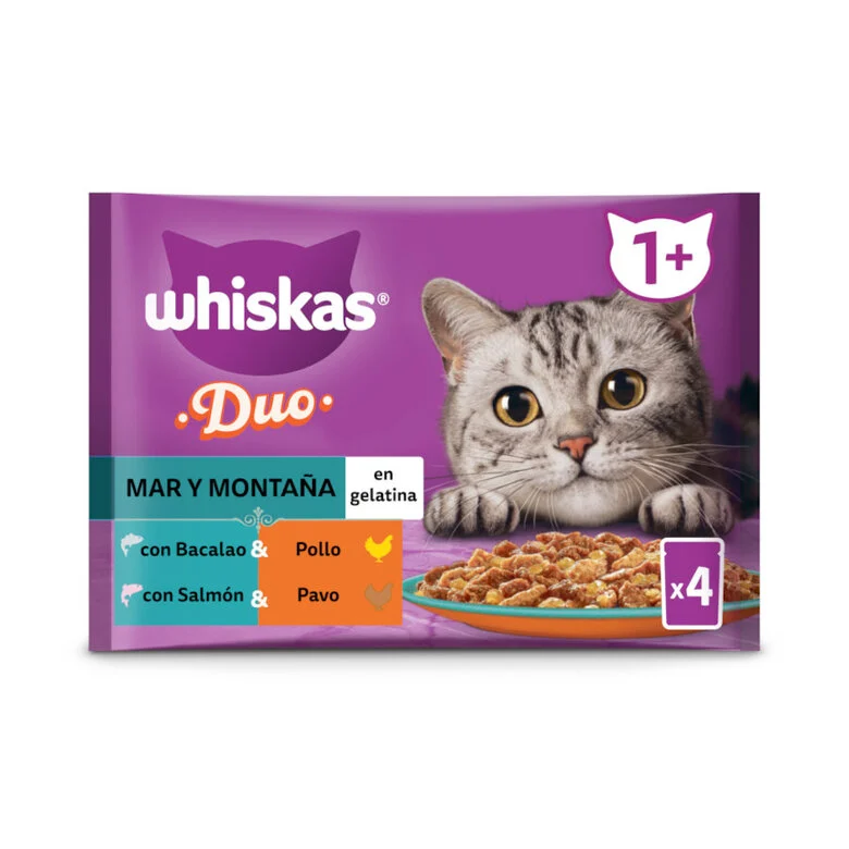 Whiskas Duo Mar y Montaña en Gelatina
