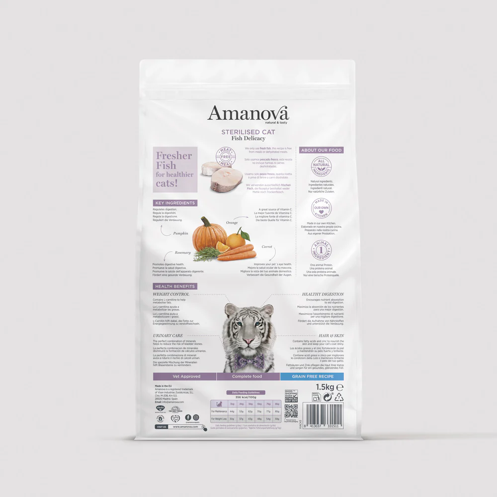 Amanova Sterilised - Fish Delicacy Grain Free - Imagen 3